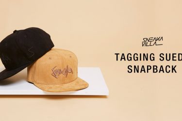 Tagging suede snapback - Feature